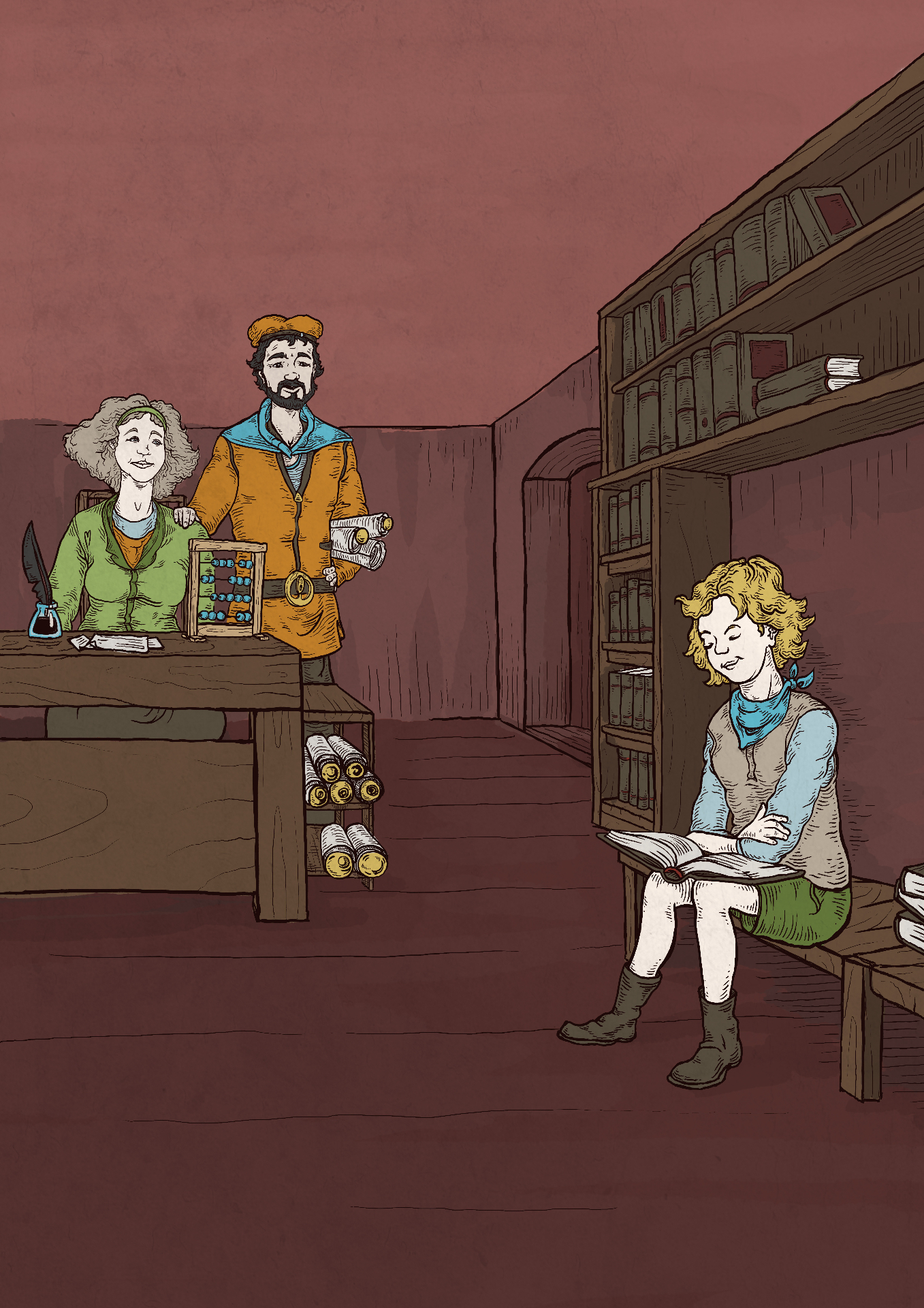 Dom — ilustracja ze świata Choszki