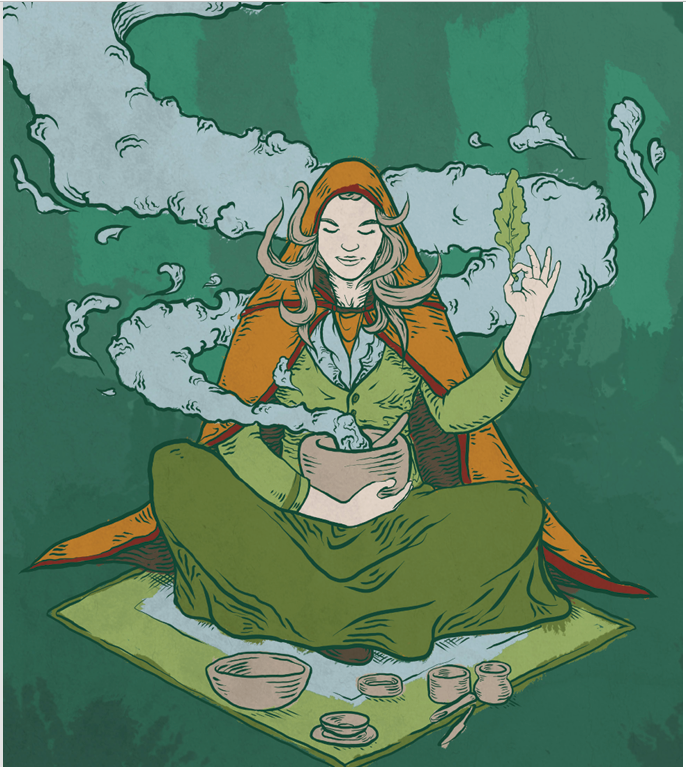 Zioła — ilustracja ze świata Choszki